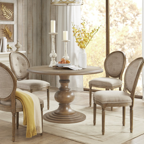 Ophelia & Co. Brandi Farmhouse Round Pedestal Dining Table & Reviews